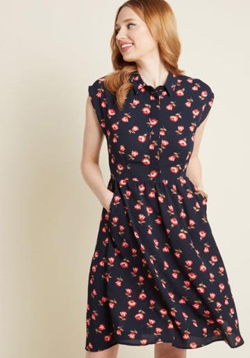 Louche Louche Tidy On Arrival Shirt Dress In 14 (uk)