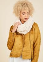  Cozy Proclivity Circle Scarf In Vanilla