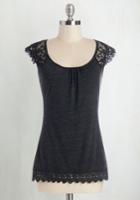  Grace And Lace Top In Charcoal In Xl