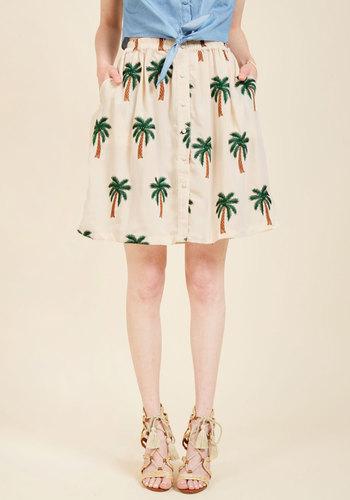  Palm And Collected Mini Skirt In M