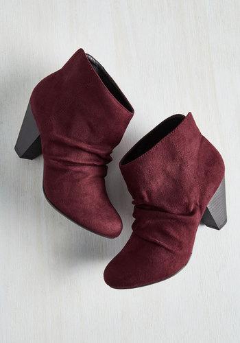 Fortunedynamic Cute Scootin' Boogie Bootie In Wine
