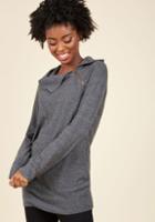 Modcloth Stay Inn Sweater In Grey