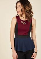  A-lines With My Goals Sleeveless Top In Colorblock In Xl