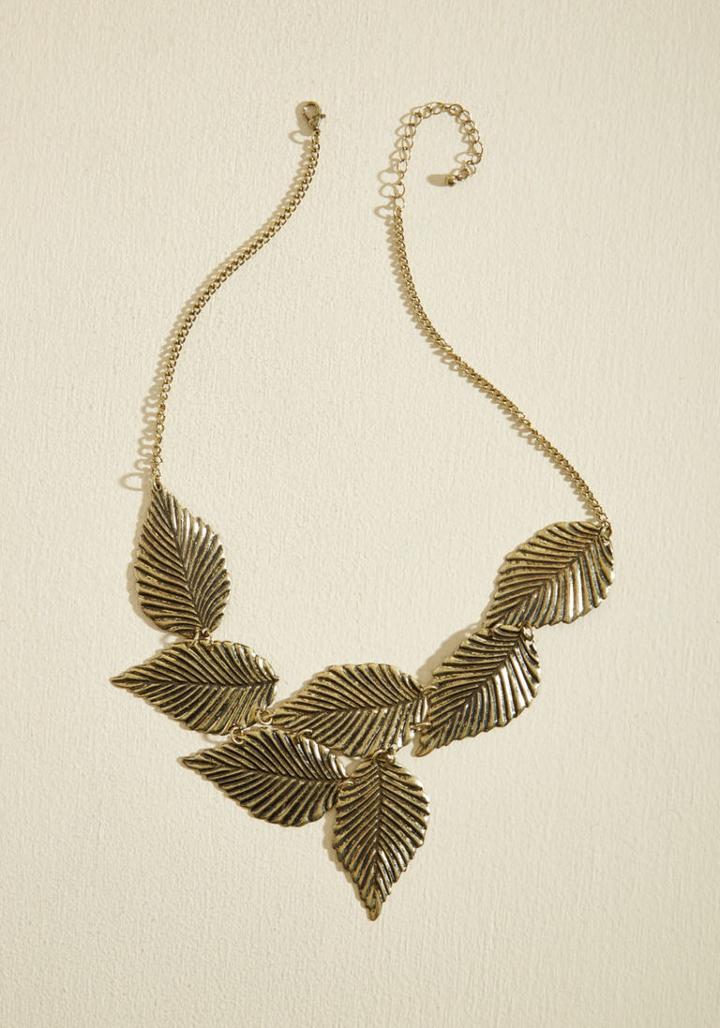 Modcloth Leafing Town Necklace