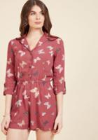 Modcloth So Field With Joy Romper In Butterfly