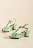  Won't Take No For A Dancer T-strap Heel In 10