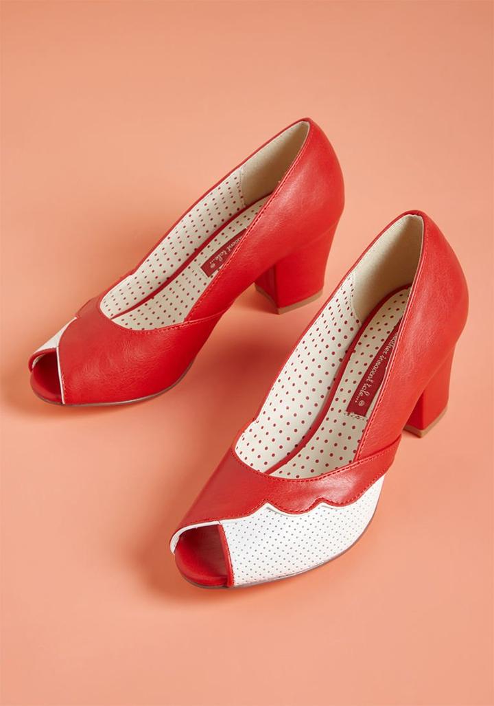 Baitfootwear B.a.i.t. Footwear Sentimental Stepper Peep Toe Heel In 6.5