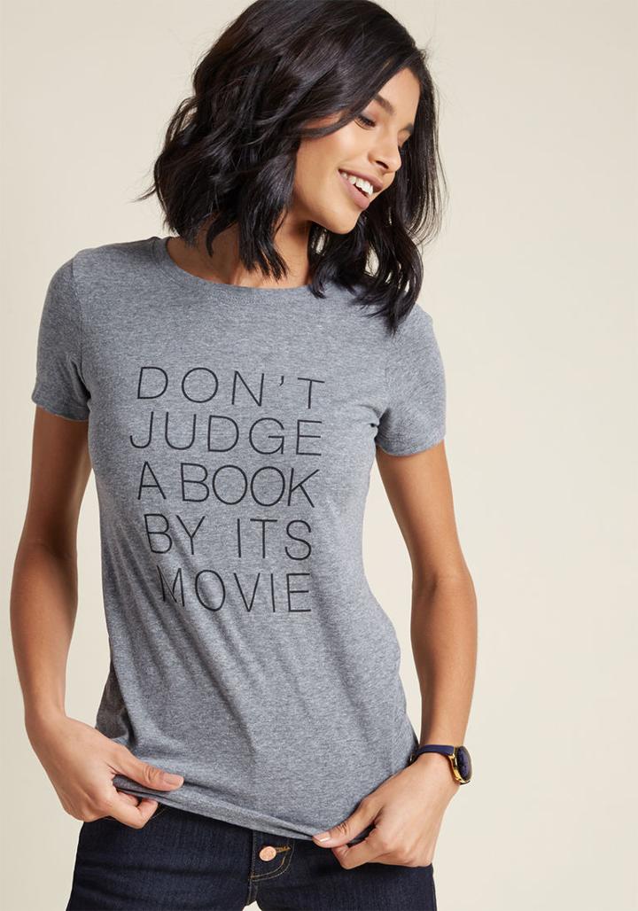 Modcloth Adaptation Advisory Graphic Tee In Xl