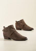 Modcloth Road Trip Ready Suede Bootie