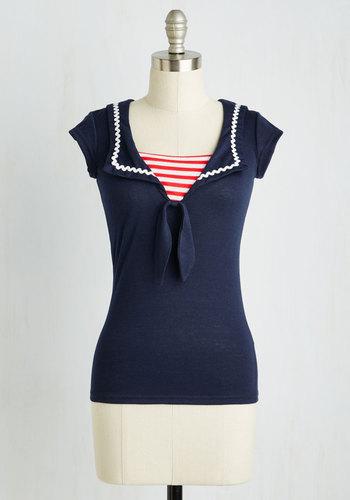 Rocksteadysteadyclothingin Savvy Sailor Top