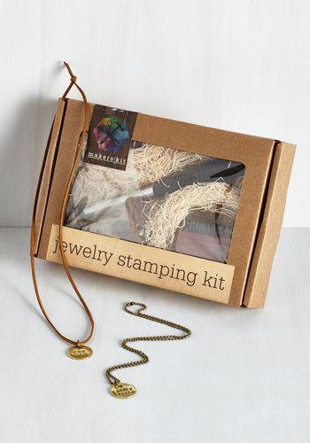 Makerskitinc Stamp Your Style Diy Necklace Kit