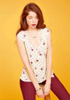  A Bold Soul Tank Top Ivory Floral In 1x