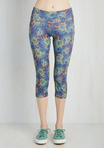 Beupllc All The Bright Moves Athletic Leggings In Prismatic