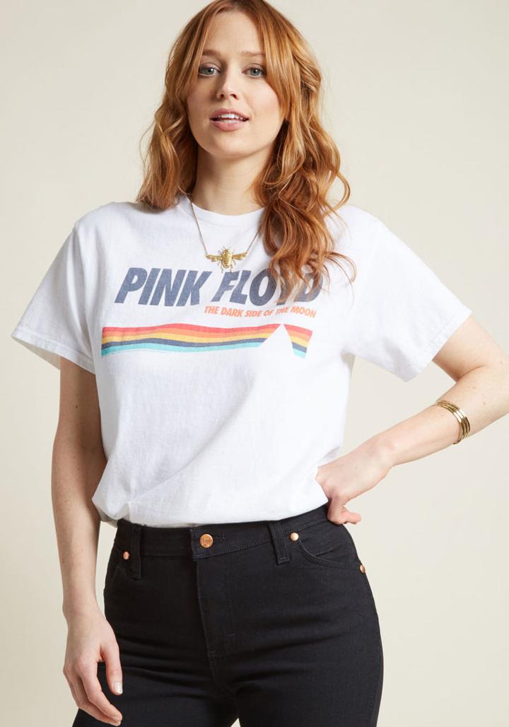 Modcloth Retro Recording Graphic Tee In M/l