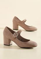  Good-time Charleston Block Heel In Taupe In 8