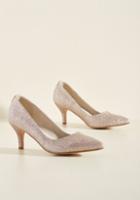 Modcloth I Gold You So Metallic Heel In 7