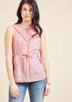  Fashion Your Fairytale Sleeveless Top In Rose In 3x