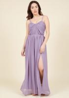  Genuine Grandeur Maxi Dress In Lilac In S
