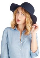 Anaaccessoriesinc Topper The Morning Hat In Navy