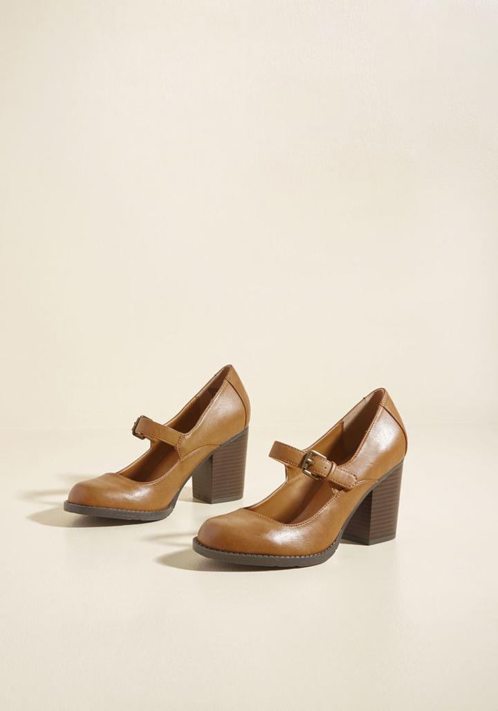 Modcloth Chapter Meeting Leader Block Heel In 10
