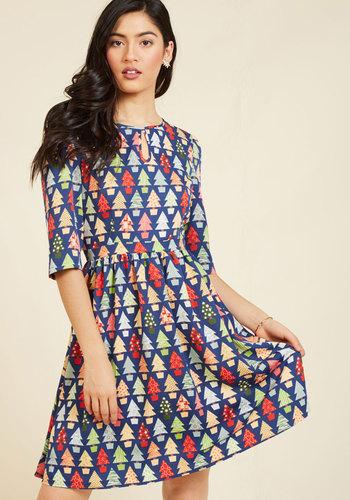  Tree's Company A-line Dress In Xxs