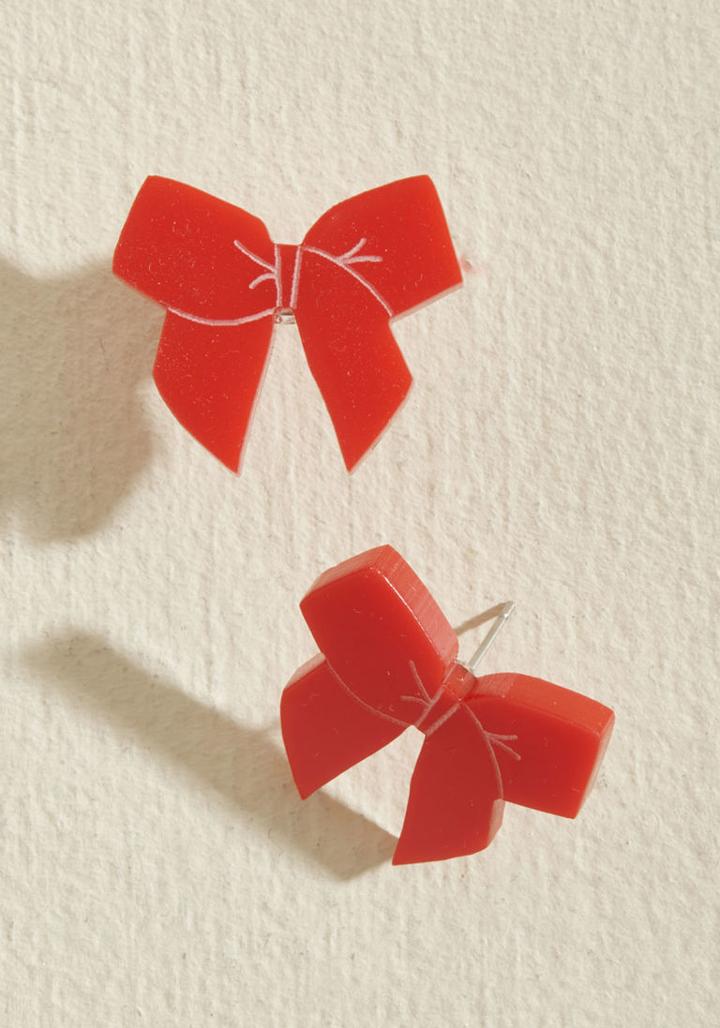 Vinca Vinca Little Bow Chic Earrings