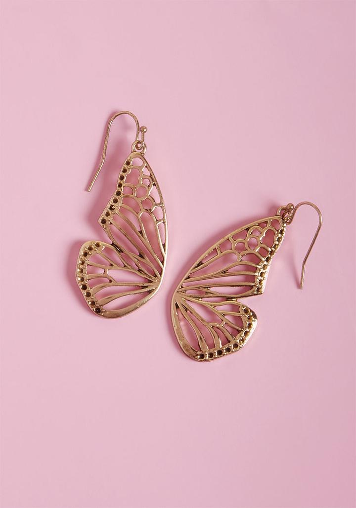 Modcloth Everyone Wings Earrings