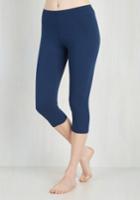  Rise To The Crop Leggings In Navy In M/l
