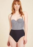  Tide My Best One-piece Swimsuit In Stripes In Xl