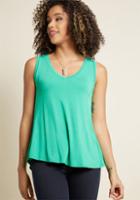 Modcloth Endless Possibilities Tank Top In Bright Green In 3x