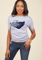 Modcloth Write Your Bestseller T-shirt In Xs