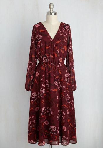  In Delight Of Recent Events Floral Dress In Xs