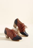 Modcloth Total Know-how Heel In Navy In 38