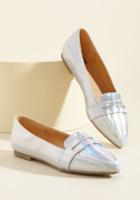  Outspoken For Vegan Loafer In Silver In 6