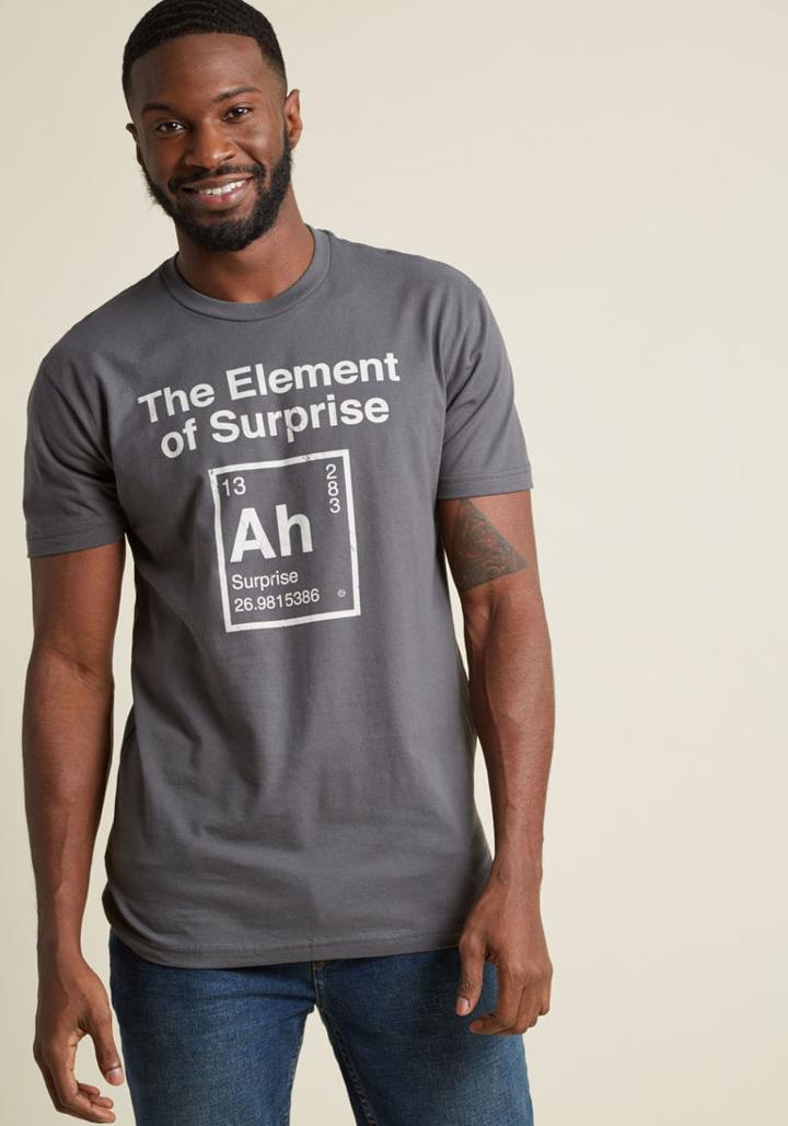 Modcloth Comical Properties Men's Graphic Tee In Xl