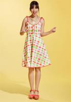 Modcloth Waving From The Waterfront A-line Dress In Melon In Xxs