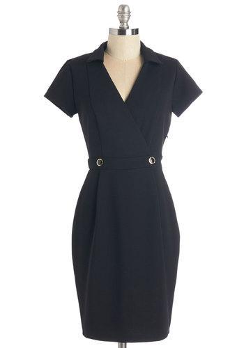Mysticfashion Sophisticated Situation Dress In Black