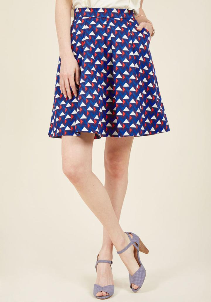  Upbeat And Empowered A-line Skirt In 10 (uk)