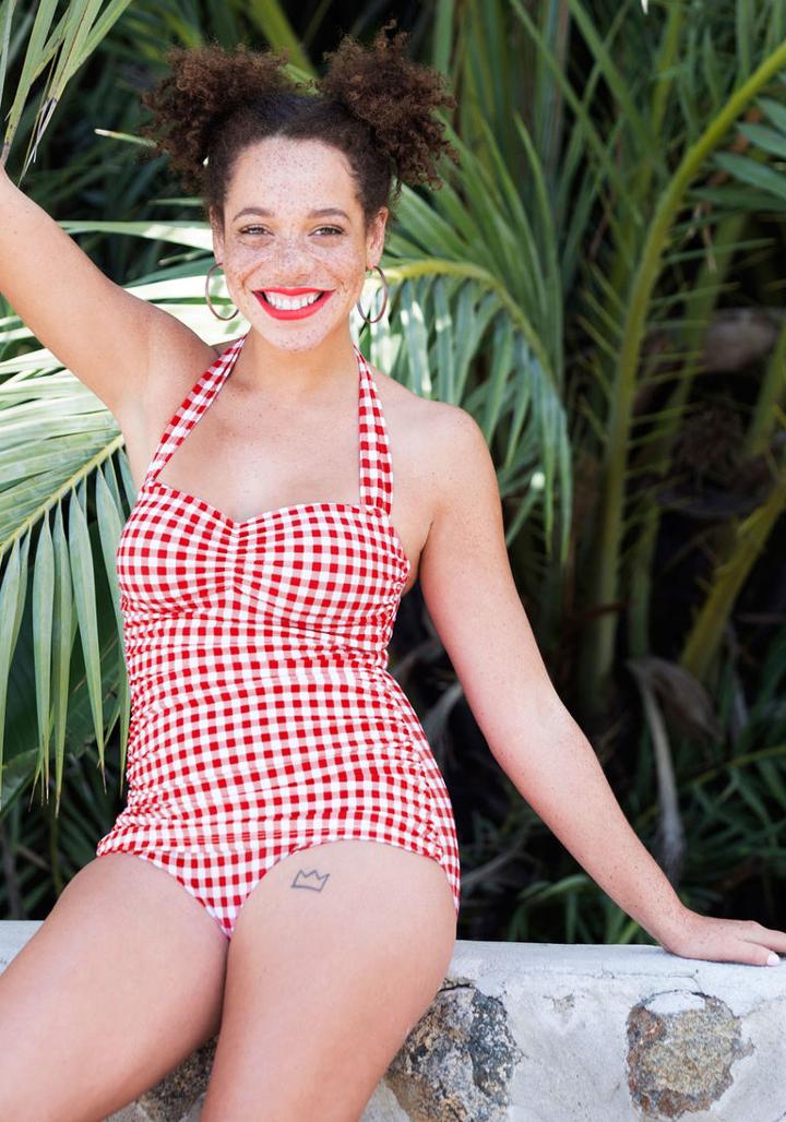  Bathing Beauty One-piece Swimsuit In Cherry Pie In 24