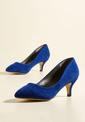  Luxe Of The Issue Heel In Cobalt In 7