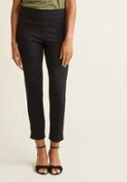 Modcloth You Raise A Good Ponte Pants In Black In Xs