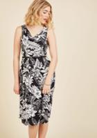  Duly Delighted Midi Dress In Hibiscus In S