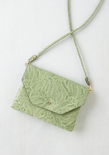 Triple7 Set Out In Style Bag In Mint Vines