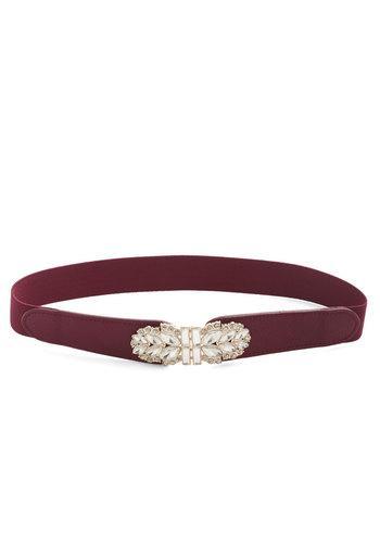 Cillacollection Little Bit Of Glitz Belt In Sangria