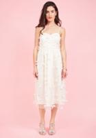  Merry Moxie Midi Dress In Ivory In 4x