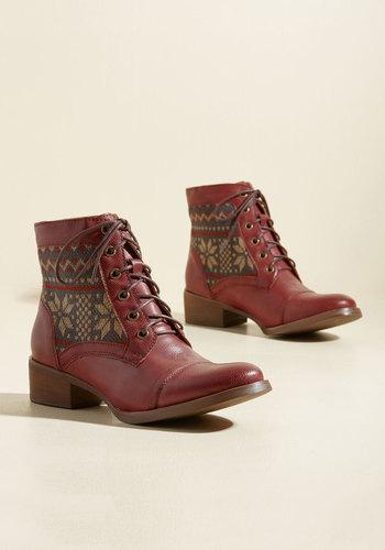  Make It Worth Fair Isle Vegan Boot In 38