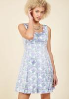 Modcloth Jacquard Darling Mini Dress