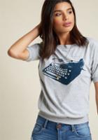 Modcloth Write Your Bestseller T-shirt In Xl