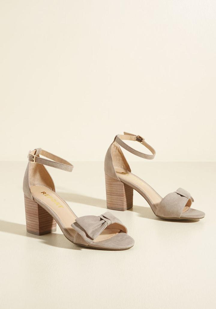 Modcloth Two Strides To Every Story Block Heel In 9