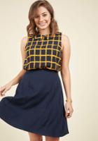  Panel Your Inner Energy A-line Skirt In Xs